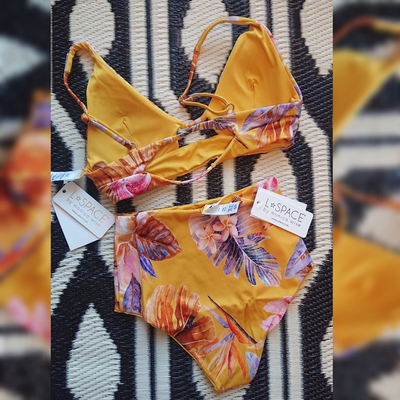 NWT L*Space Alia Top Portia Bottom Bikini Set - Picture 3 of 10